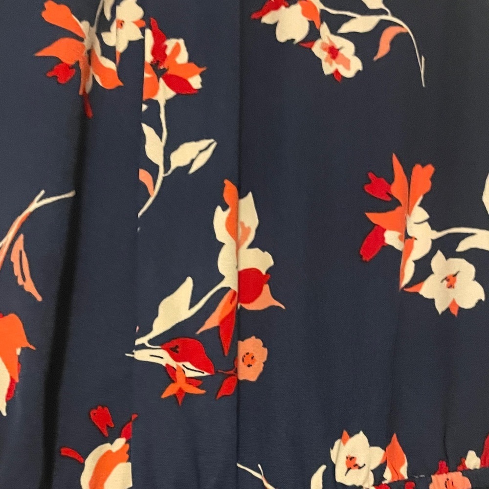 41 Hawthorn Navy and Red Floral Mini Dress women’s medium - Picture 5 of 5